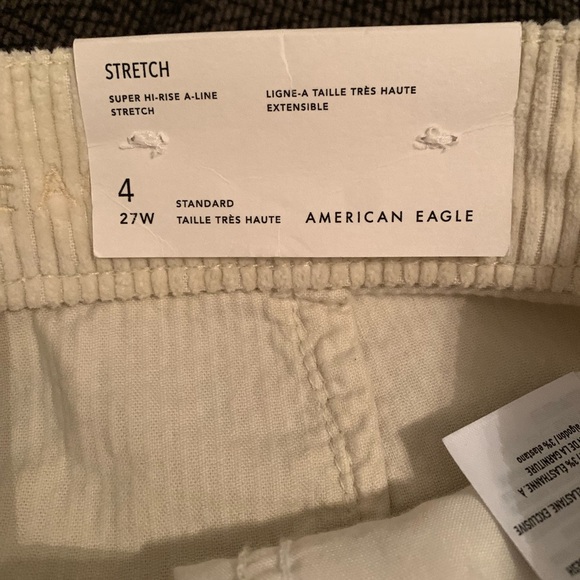 NWT-American Eagle size 4 super high rise a line stretch skirt - Picture 7 of 9